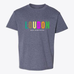 Loudon New Hampshire Color Pop Youth T-shirt