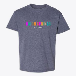 Union Springs Alabama Color Pop Youth T-shirt