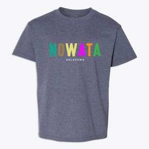Nowata Oklahoma Color Pop Youth T-shirt