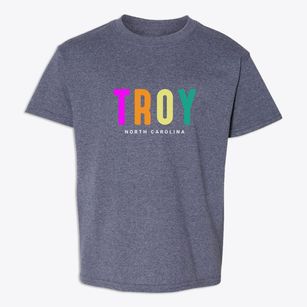 Troy North Carolina Color Pop Youth T-shirt