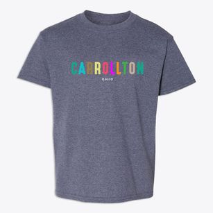 Carrollton Ohio Color Pop Youth T-shirt