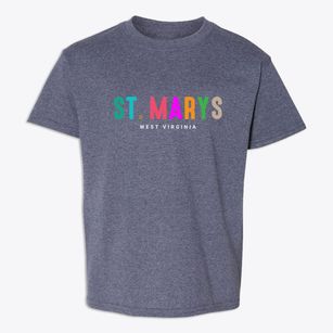 St. Marys West Virginia Color Pop Youth T-shirt
