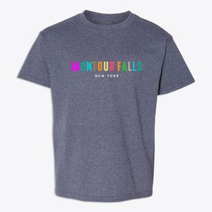 Montour Falls New York Color Pop Youth T-shirt