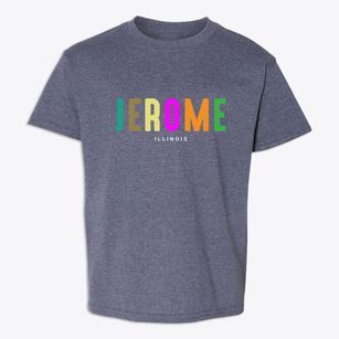 Jerome Illinois Color Pop Youth T-shirt