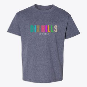 Dix Hills New York Color Pop Youth T-shirt