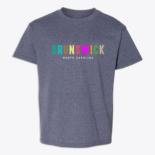 Brunswick North Carolina Color Pop Youth T-shirt