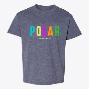 Polar Wisconsin Color Pop Youth T-shirt