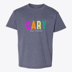 Gary West Virginia Color Pop Youth T-shirt