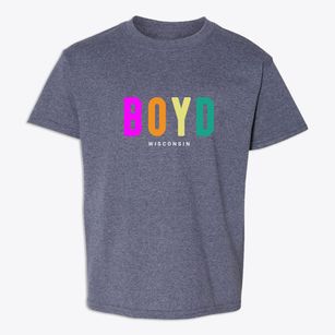 Boyd Wisconsin Color Pop Youth T-shirt