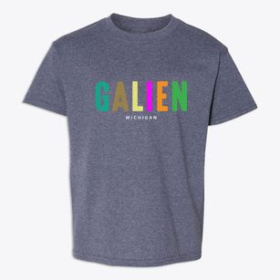 Galien Michigan Color Pop Youth T-shirt