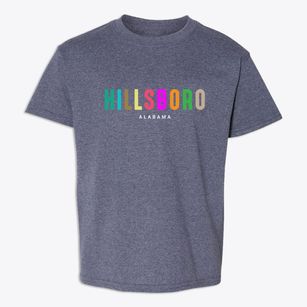 Hillsboro Alabama Color Pop Youth T-shirt