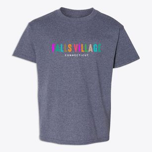 Falls Village Connecticut Color Pop Youth T-shirt