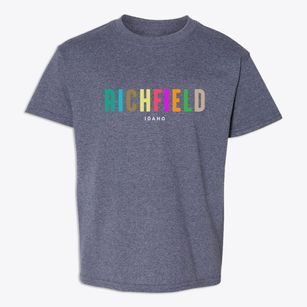 Richfield Idaho Color Pop Youth T-shirt