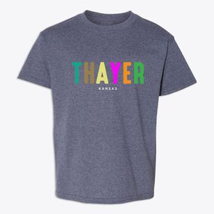 Thayer Kansas Color Pop Youth T-shirt