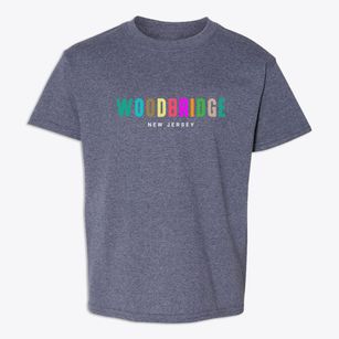 Woodbridge New Jersey Color Pop Youth T-shirt