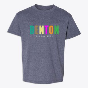 Benton New Hampshire Color Pop Youth T-shirt