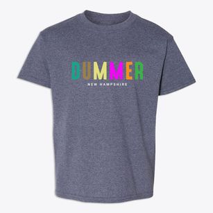 Dummer New Hampshire Color Pop Youth T-shirt