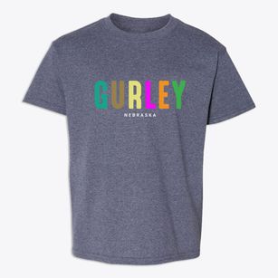 Gurley Nebraska Color Pop Youth T-shirt