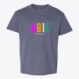 Abie Nebraska Color Pop Youth T-shirt