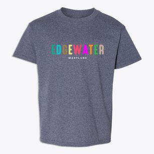 Edgewater Maryland Color Pop Youth T-shirt