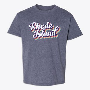  Rhode Island Retro Candy Vibes Youth T-shirt