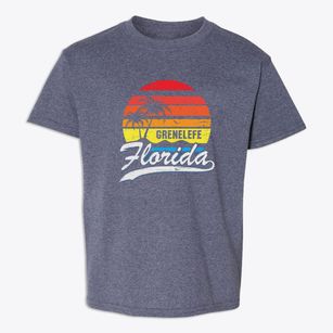 Grenelefe Florida Palm Tree Sunset Youth T-shirt