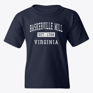 Baskerville Mill Virginia Classic Established Youth T-shirt