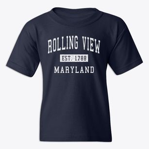 Rolling View Maryland Classic Established Youth T-shirt