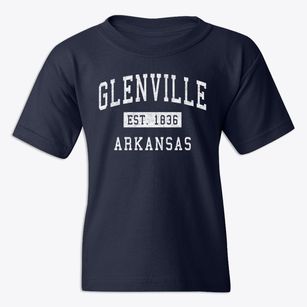 Glenville Arkansas Classic Established Youth T-shirt