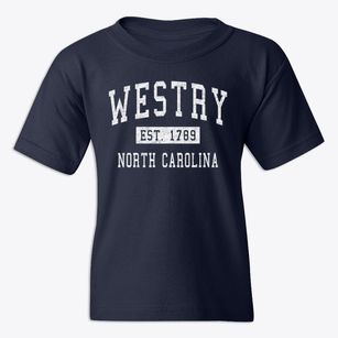 Westry North Carolina Classic Established Youth T-shirt