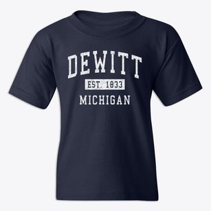 Dewitt Michigan Classic Established Youth T-shirt
