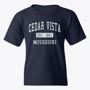 Cedar Vista Missouri Classic Established Youth T-shirt