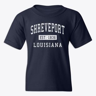 Shreveport Louisiana Classic Established Youth T-shirt
