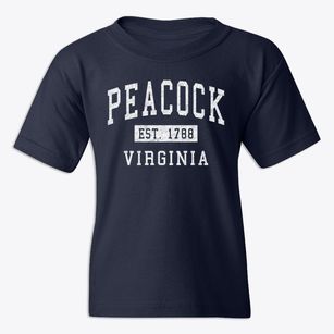 Peacock Virginia Classic Established Youth T-shirt