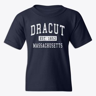 Dracut Massachusetts Classic Established Youth T-shirt