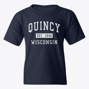 Quincy Wisconsin Classic Established Youth T-shirt