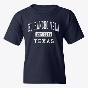El Rancho Vela Texas Classic Established Youth T-shirt