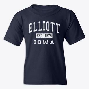 Elliott Iowa Classic Established Youth T-shirt