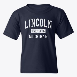 Lincoln Michigan Classic Established Youth T-shirt
