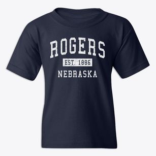Rogers Nebraska Classic Established Youth T-shirt