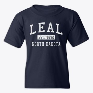 Leal North Dakota Classic Established Youth T-shirt