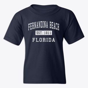 Fernandina Beach Florida Classic Established Youth T-shirt