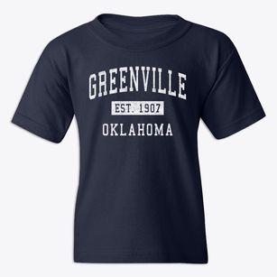 Greenville Oklahoma Classic Established Youth T-shirt