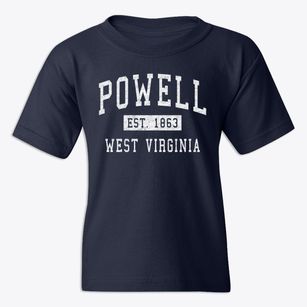 Powell West Virginia Classic Established Youth T-shirt