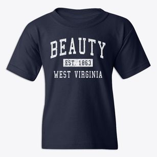 Beauty West Virginia Classic Established Youth T-shirt