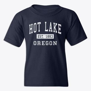 Hot Lake Oregon Classic Established Youth T-shirt
