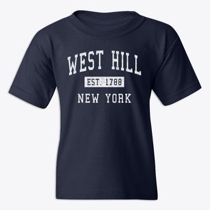 West Hill New York Classic Established Youth T-shirt