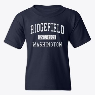 Ridgefield Washington Classic Established Youth T-shirt