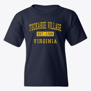 Tuckahoe Village Virginia Classic Established Youth T-shirt