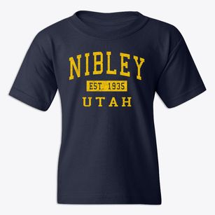 Nibley Utah Classic Established Youth T-shirt